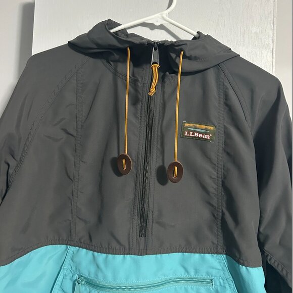 L.L. Bean Women’s Anorak Mountain 1/2 Zip Hooded Pullover Women's XS - Picture 2 of 11